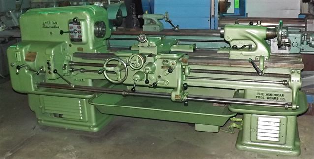 19" x 54" AMERICAN ... LATHE 1-3/4" SPINDLE HOLE